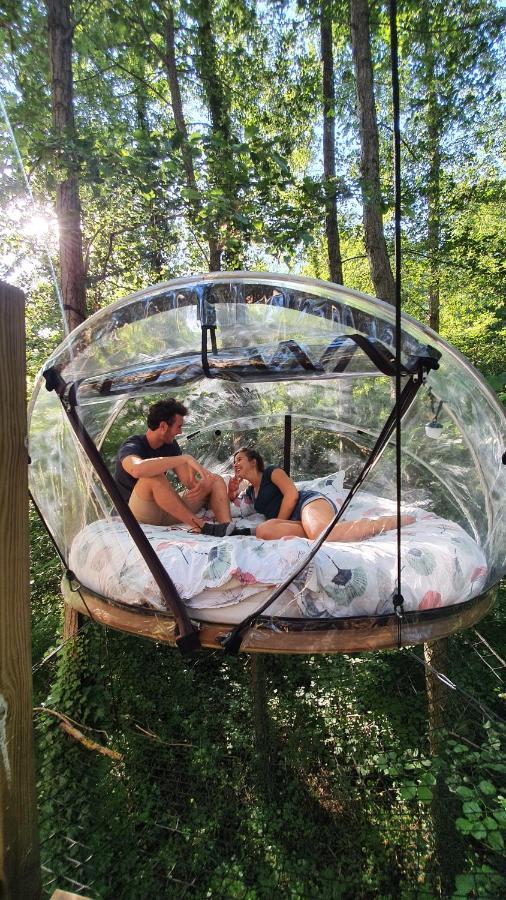 Les Bulles De La Maison Du Rocher Noisy-sur-Ecole Exteriér fotografie